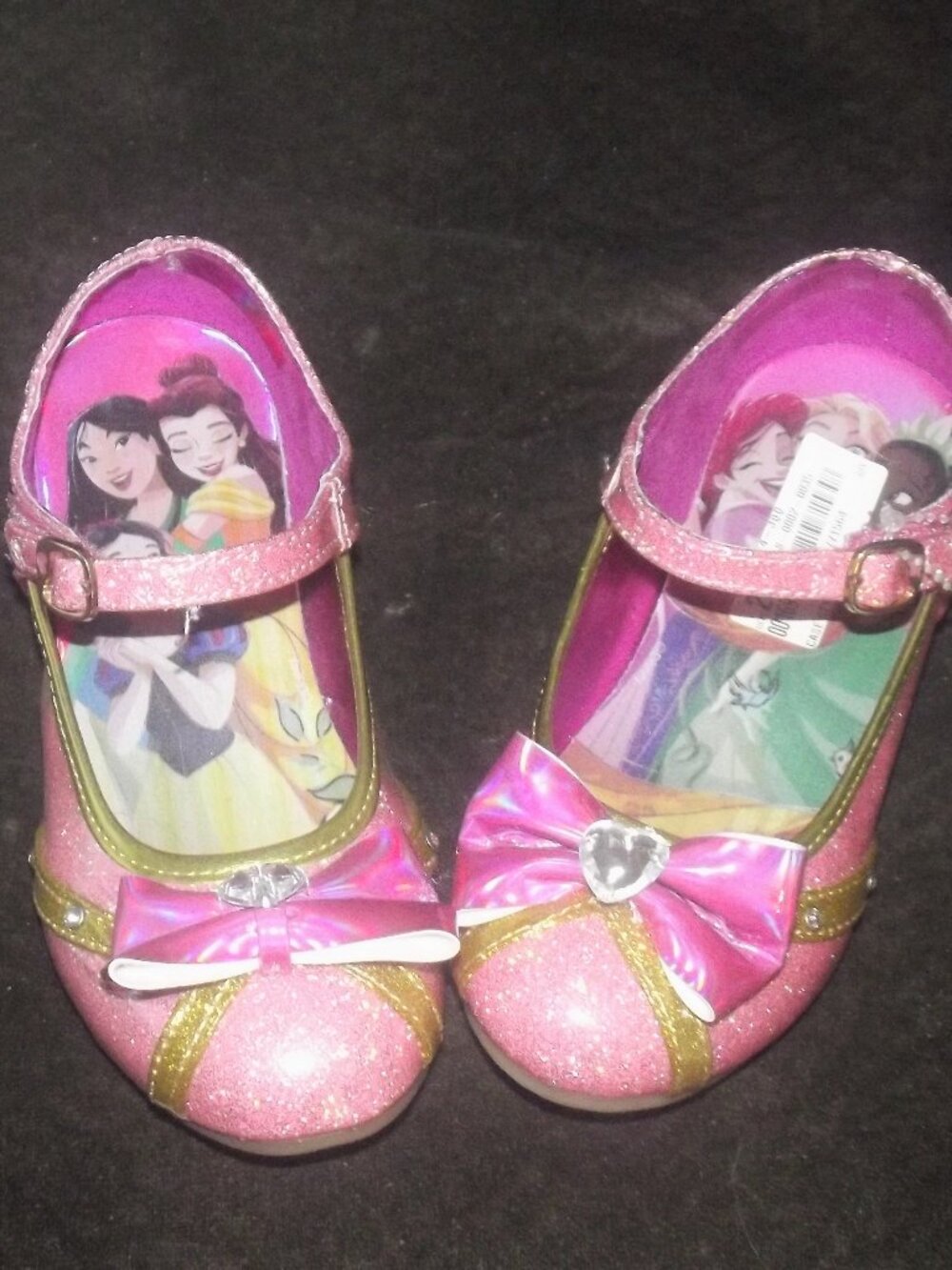 Nice Pair of Walt Disney Pink Young Girls Shoes---sz 12